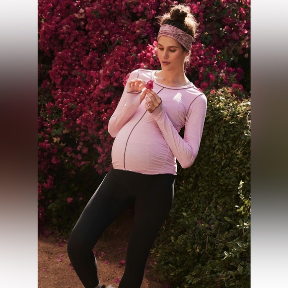 FP Movement x Hatch Right On Run Layer Pink Haze Top Size XS $60 Retail NWT - Picture 1 of 6